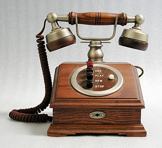 A very old-school answering machine from the Smithsonian